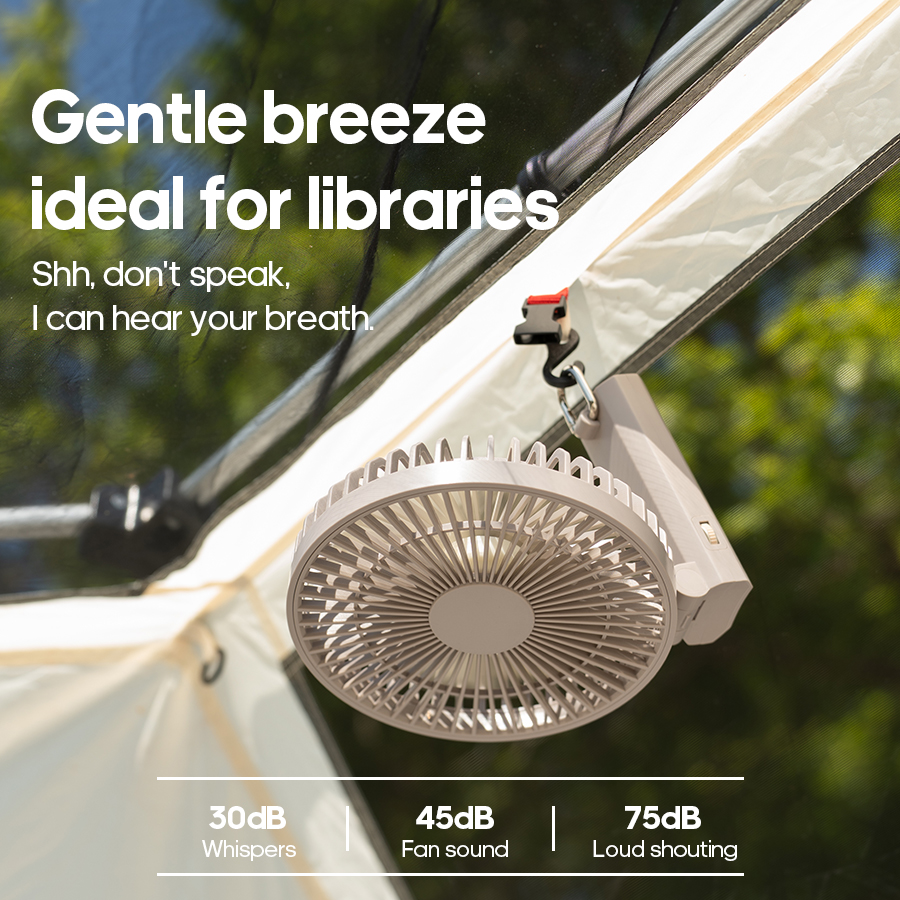 New Portable Folding Handheld  - Oscillating Fan Clip บทวิจารณ์และราคา