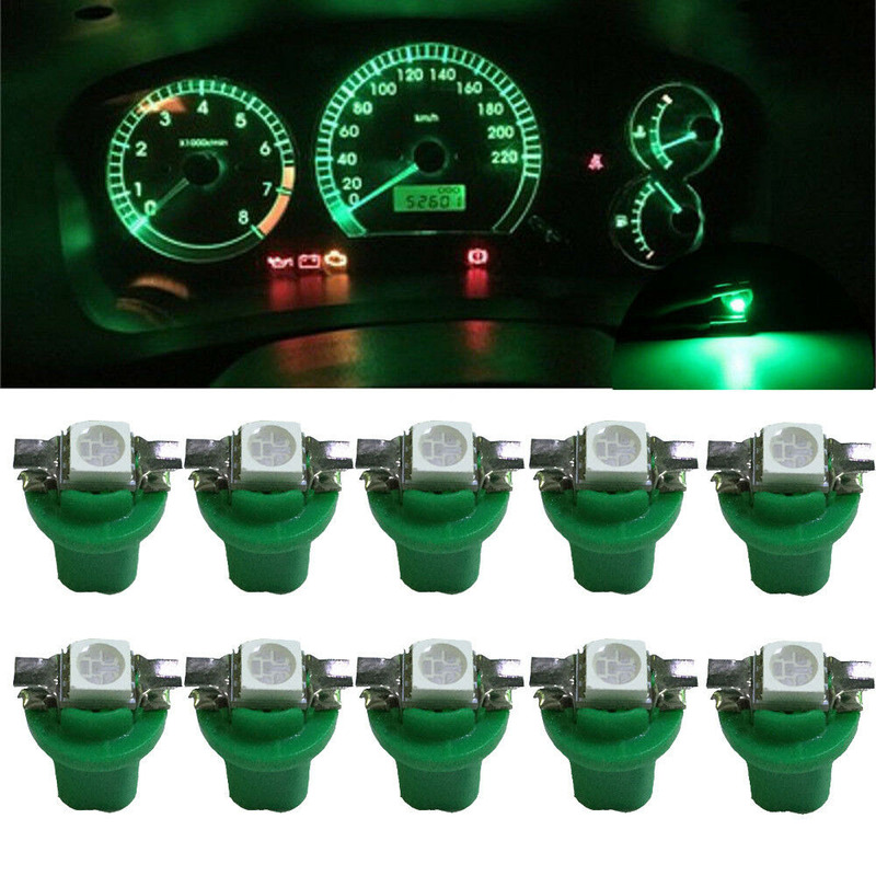 10Pcs T5 B8.5D 5050 1 SMD LED  - Grow Light T5 บทวิจารณ์และราคา