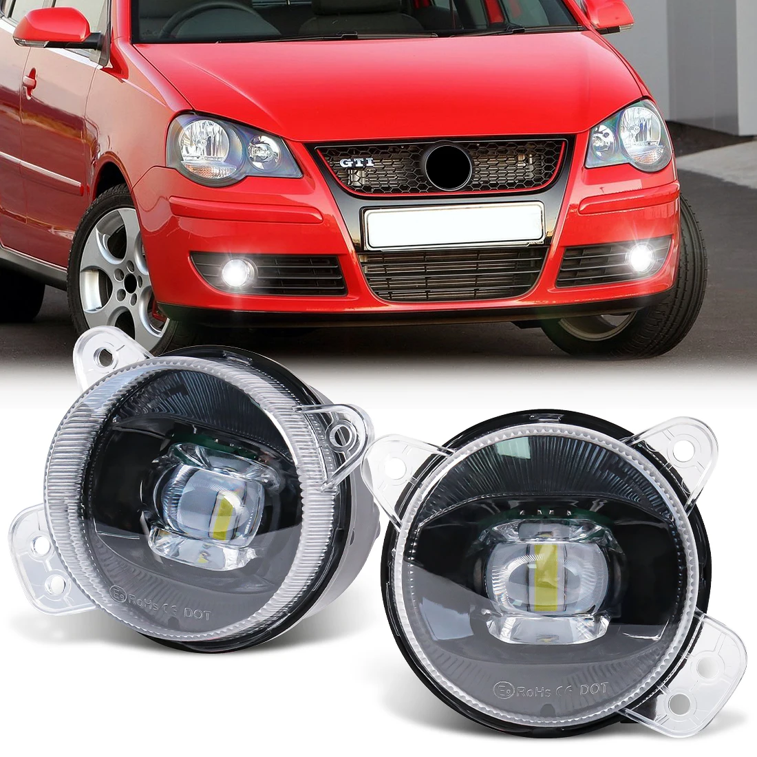 LED Fog Lamps For VW Volkswage - Grow Light T5 บทวิจารณ์และราคา