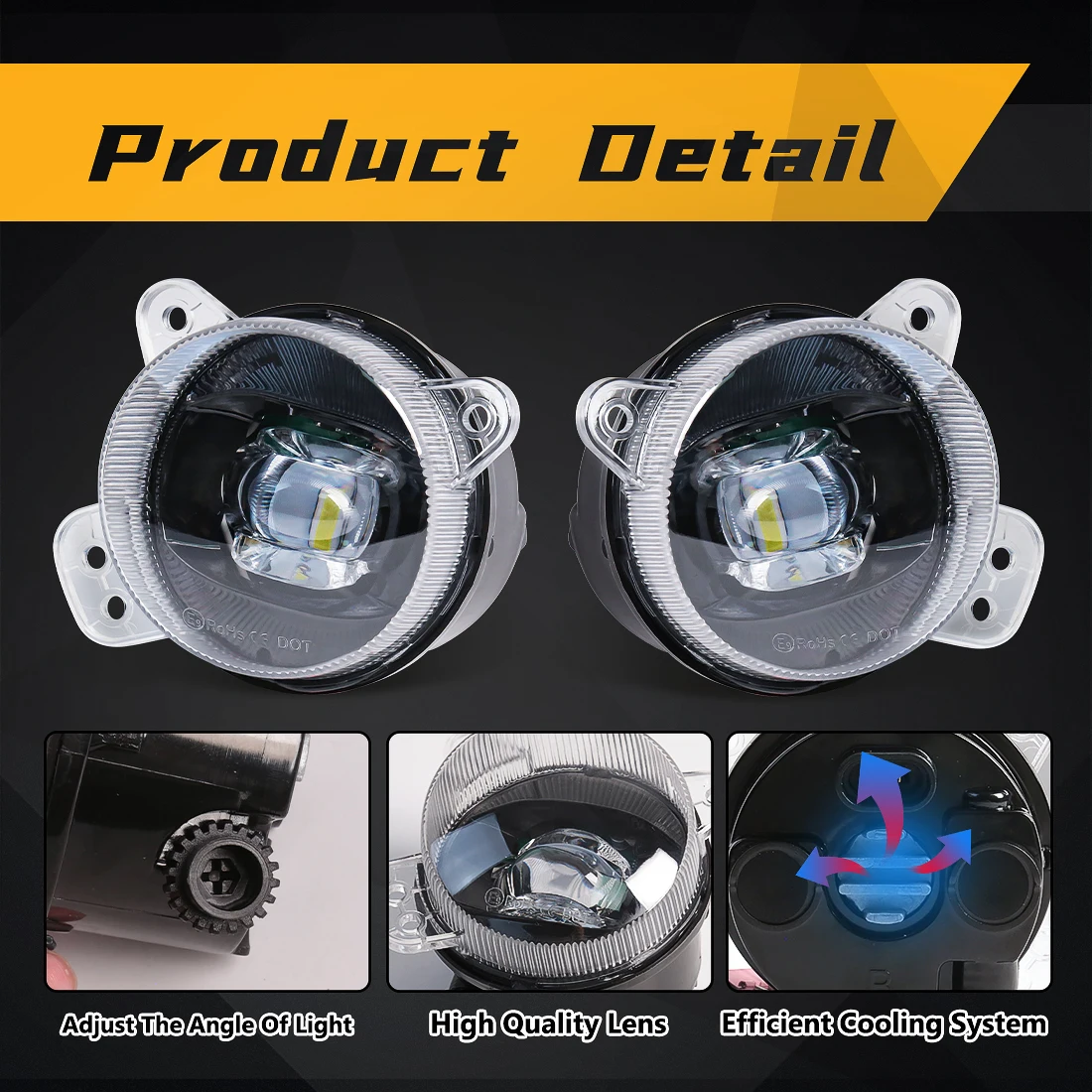 LED Fog Lamps For VW Volkswage - Grow Light T5 บทวิจารณ์และราคา