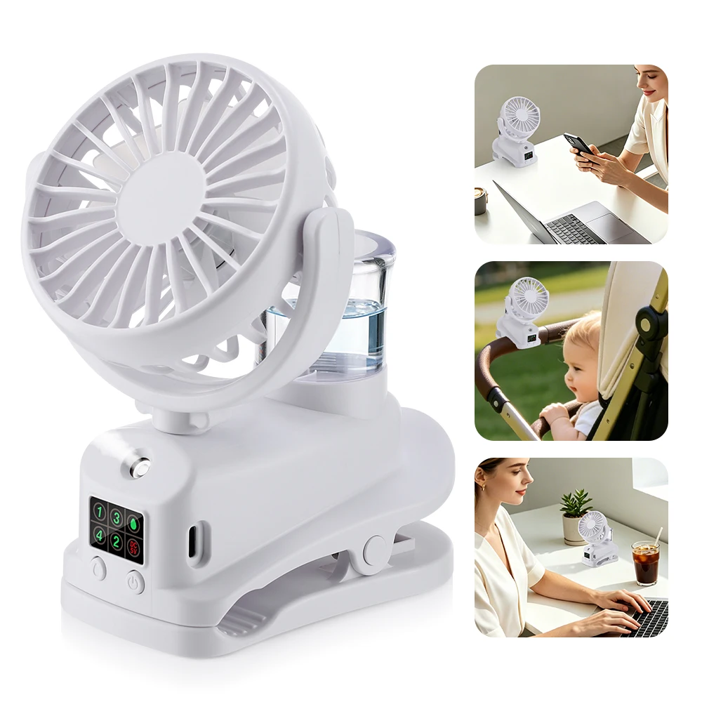 2026 Portable Clip Fan Recharg - Oscillating Fan Clip บทวิจารณ์และราคา