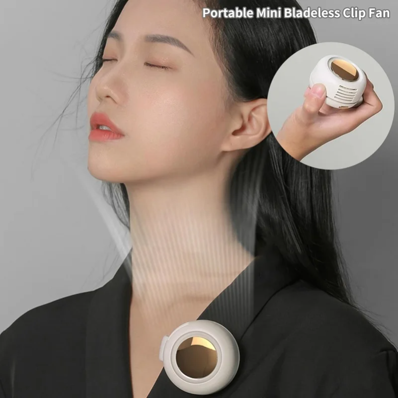 Portable Silent Bladeless Mini - Oscillating Fan Clip บทวิจารณ์และราคา