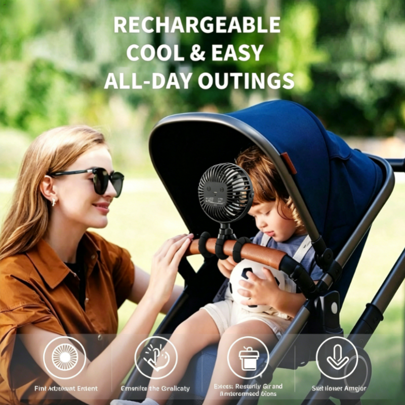 360° Rotatable Flexible Clip O - Oscillating Fan Clip บทวิจารณ์และราคา