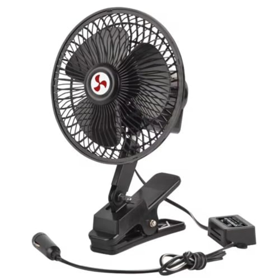 12V Oscillating Car Fan, 6