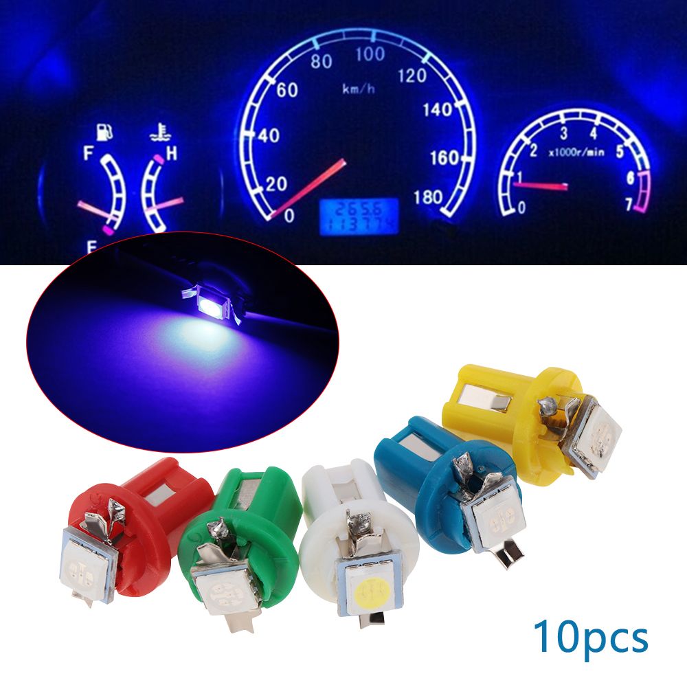 10Pcs New 1SMD T5 B8.5D Gauge  - Grow Light T5 บทวิจารณ์และราคา
