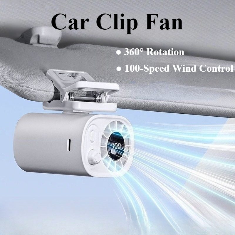 Hipacool Portable Car Clip Fan - Oscillating Fan Clip บทวิจารณ์และราคา